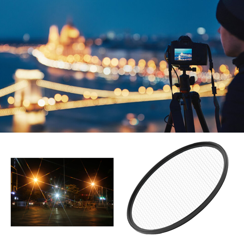 Professional 95Mm 8 Lines Star Lens Filter For Dslr Cameras - Easy Installation 5001361146265