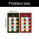 Maandelijkse tabstickers voor planner-Retro kleurenmodel 3