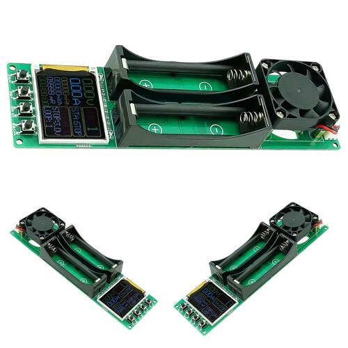 Tweekanaals batterijanalyse Interne weerstand Capaciteitsmeting 1