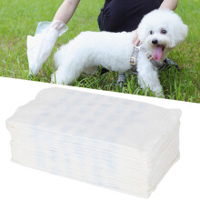 50 Stück umweltfreundliche wasserlösliche Hundekotbeutel aus Papier 23x22cm