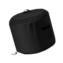 Simple Design Ice Bath Bucket Cover Outdoor Waterproof-Black