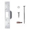 Relocated Screw Holes Security Plate Heavy Type Metal-Silver 1