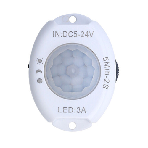 Advanced Human Detection Unit Adjustable Delay Time 3-White