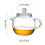 Premium Borosilicate Glass Single Teas Maker Portable For-150ML 3