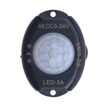 Advanced Human Detection Unit Adjustable Delay Time 3-Black