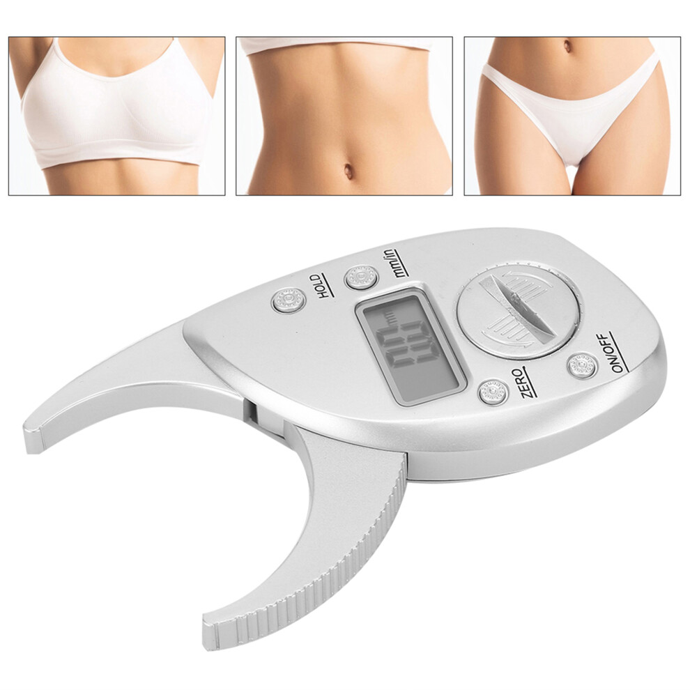Accurate Digital Body Fat Caliper with 0-50mm Range and CR2032