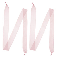 1Par De Chiffon Para Laços De Tênis E Sandálias Rosa