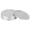 Split-Type Glasgefäß Deckel-Set, 70mm/86mm, Silber/Gold 10