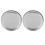 Split-Type Glasgefäß Deckel-Set, 70mm/86mm, Silber/Gold 15