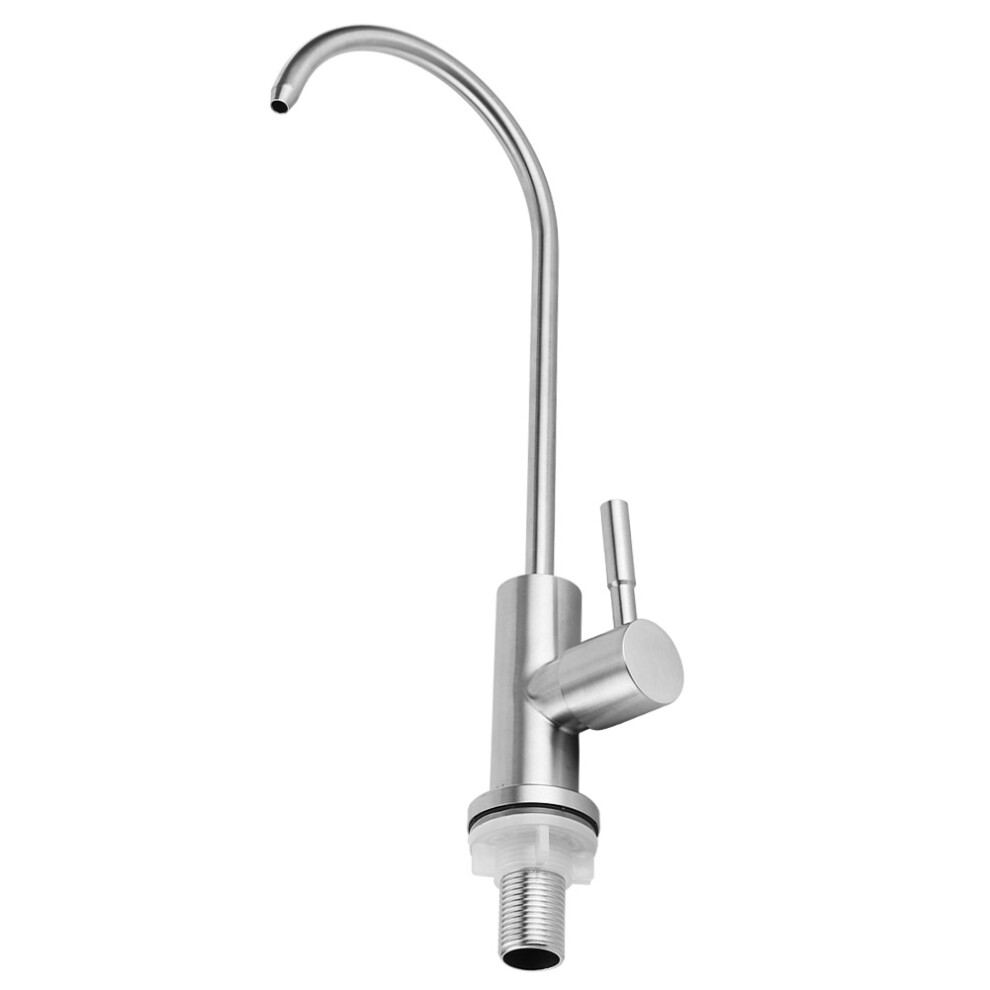 304 Stainless Steel G1/2In Kitchen Drinking Water Tap, Brushed Finish 4681361153275