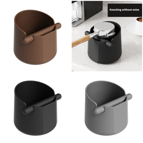 Silicone Coffee Knock Box Espresso Grounds Collection-Black 2