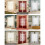 Semi Sheer Window Panel Light Filtering Flower- red 100x250cm 5