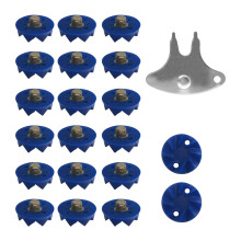 20x Spikes Replacement Lightweight Unique Supplies Firm Ground with Spanner Gift Stable Accessories Cleat Set