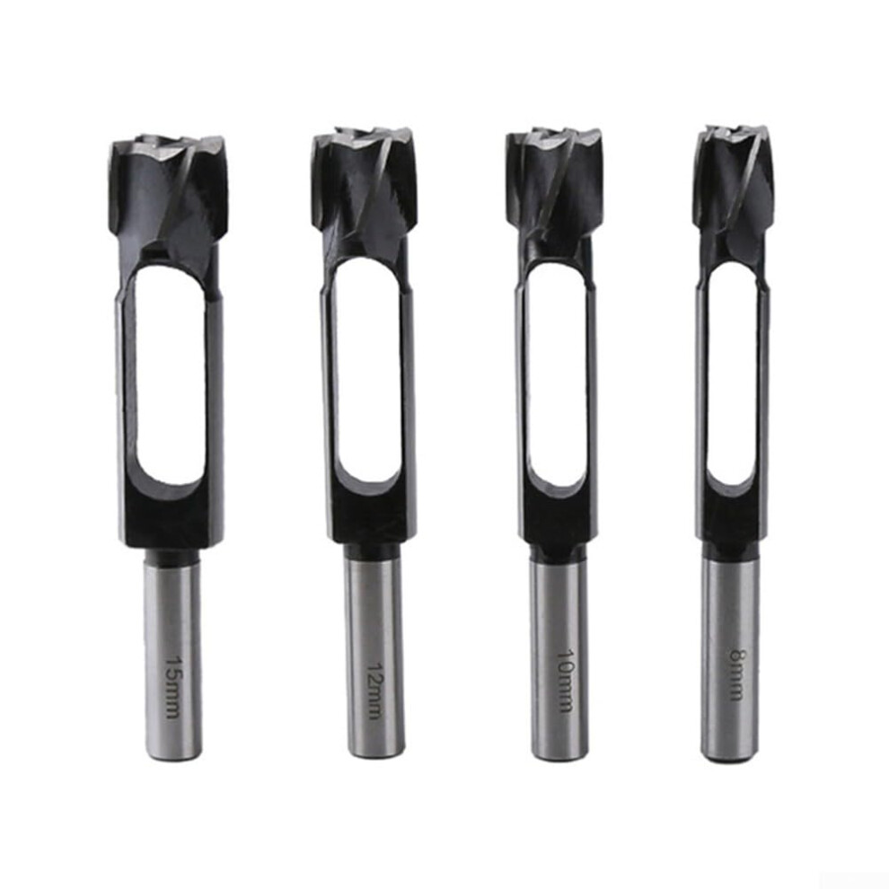 4Pcs Wood Drill Bits For Home Shop And For Furniture Projects, High Carbon Steel, Effective For Dowel Making 9323874967110