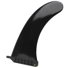 9 Inch Single Fin for Longboard Paddleboard Black Eco-friendly PVC Surf Accessory