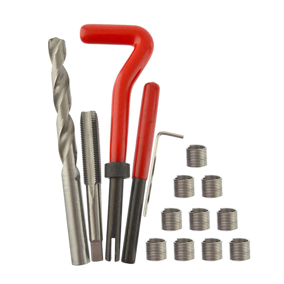 30Pcs Metric Thread Repair Insert Kit M3-M11 Steel Silver 6901361164032