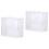 2Stk Transparente DoppelFunktion Schlupfbox Betta Zierfisch Lebensraum 4