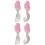 4 Babygeschirr Gabel 6