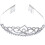 2Stk Flash Diamond Brautschmuck Stirnband Silber 1