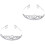 2Stk Flash Diamond Brautschmuck Stirnband Silber 3