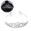 2Stk Flash Diamond Brautschmuck Stirnband Silber 8