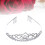 2Stk Flash Diamond Brautschmuck Stirnband Silber 11