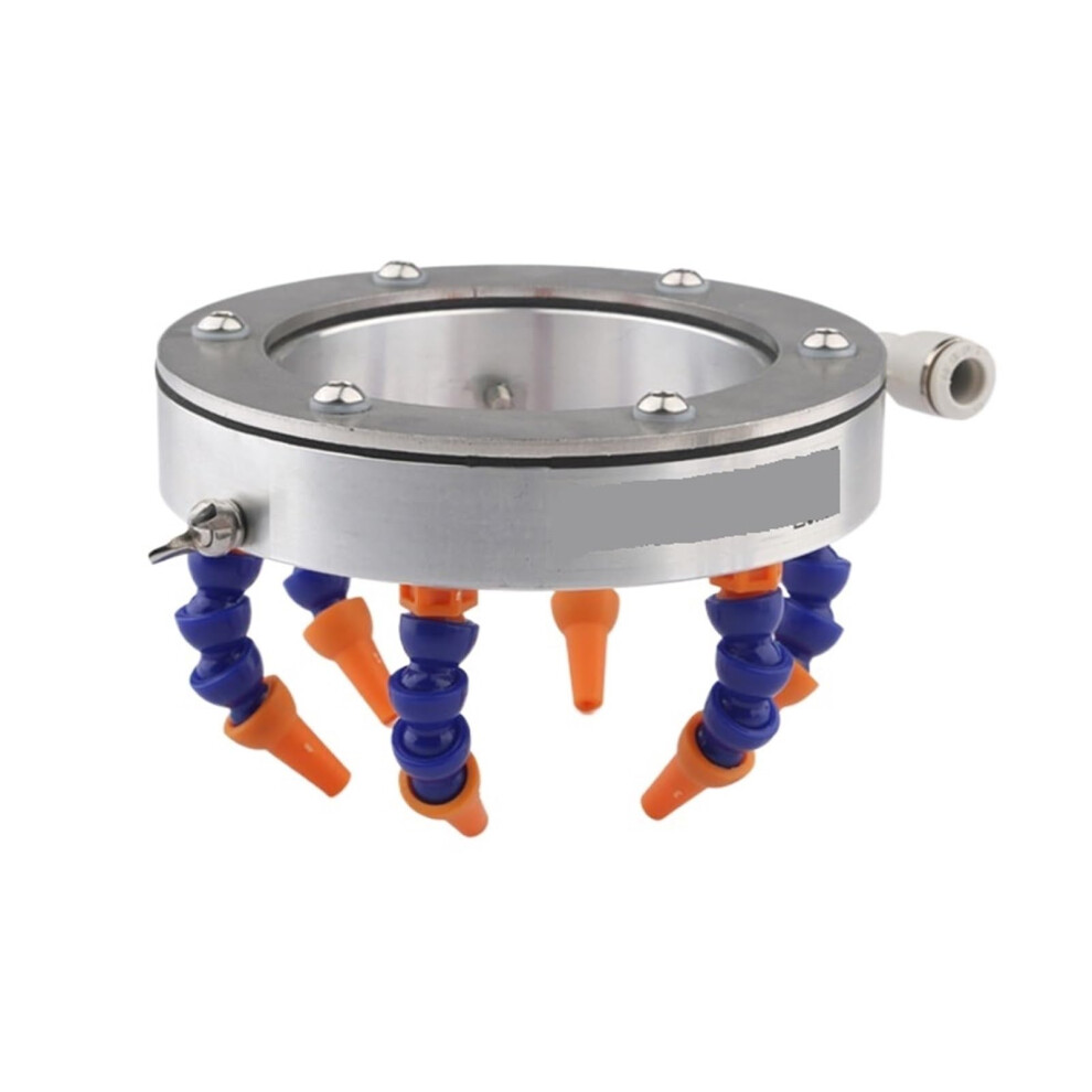 Spindle Cooling Ring 62/65/80/100/110/125/140/150Mm Water Oil Cooling Liquid Coolant Pipe Hose Tube Nozzles Spray Ring For Spindle Motor Cnc(105Mm) 9339159231449