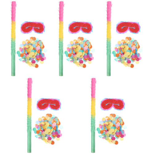 5 Set Compleanno con Coriandoli e Occhiali 2