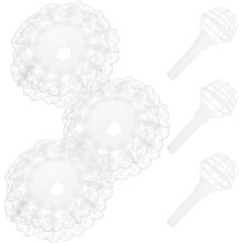 3 Conjuntos De Suportes Para Buquês Com Flores Artificiais