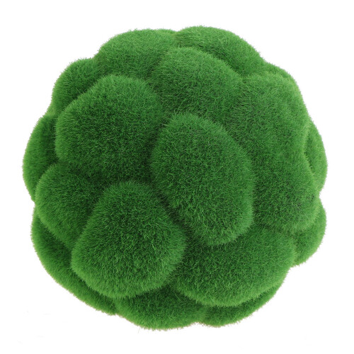 2 Unidades Bola De Grama De Artificial Verde Diâmetro 20 Cm