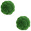 2 Unidades Bola De Grama De Artificial Verde Diâmetro 20 Cm 6