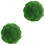 2 Unidades Bola De Grama De Artificial Verde Diâmetro 20 Cm 3