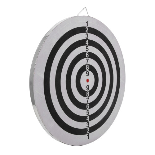 Doublefaced Flocking Dart Board Set 43cm Indoor/Outdoor Match Accessory 2
