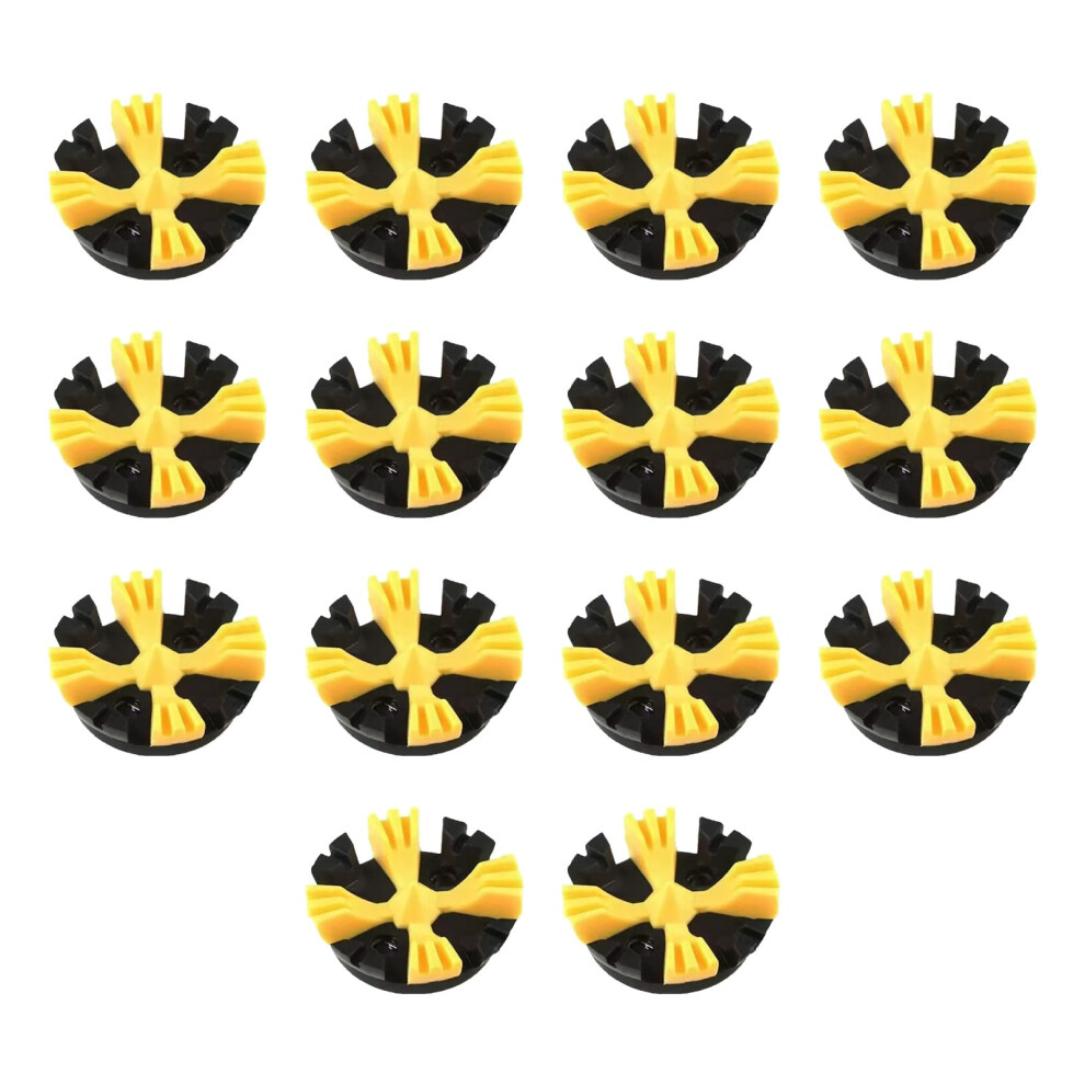 14Pcs Golfs Shoe Spikes Cleats Nonslip Golfs Pin Replacement Studs Fast Twists Turn Screw Golf Replacement Screw Nails Yellow-image-OPC-PMYVQ56-NEW