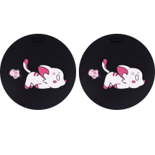 Hauskat autolasienaluset juomille, Disney Lilo ja Stitch -aiheiset neopreeniset mukitelineet autoon, nopeasti kuivuva imukykyinen materiaali