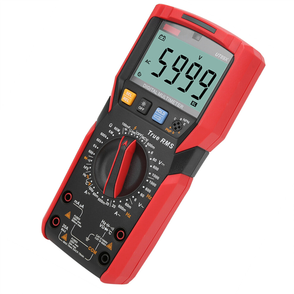 Ut89x Multimeter With Measuring Voltage Current Resistance Capacitance & Ncv 9421361171856