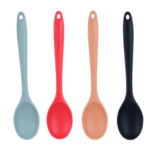 Chef Approved, Mixing Baking Cooking Tools, Silicone Spoons, High Temperature Resistant, Essential for Any Gourmet Kitchen