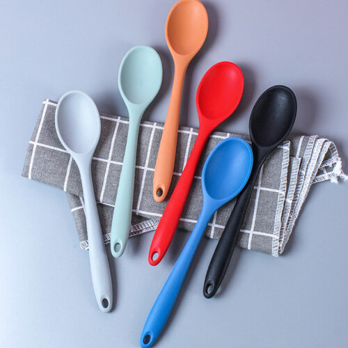 Chef Approved, Mixing Baking Cooking Tools, Silicone Spoons, High Temperature Resistant, Essential for Any Gourmet Kitchen 1