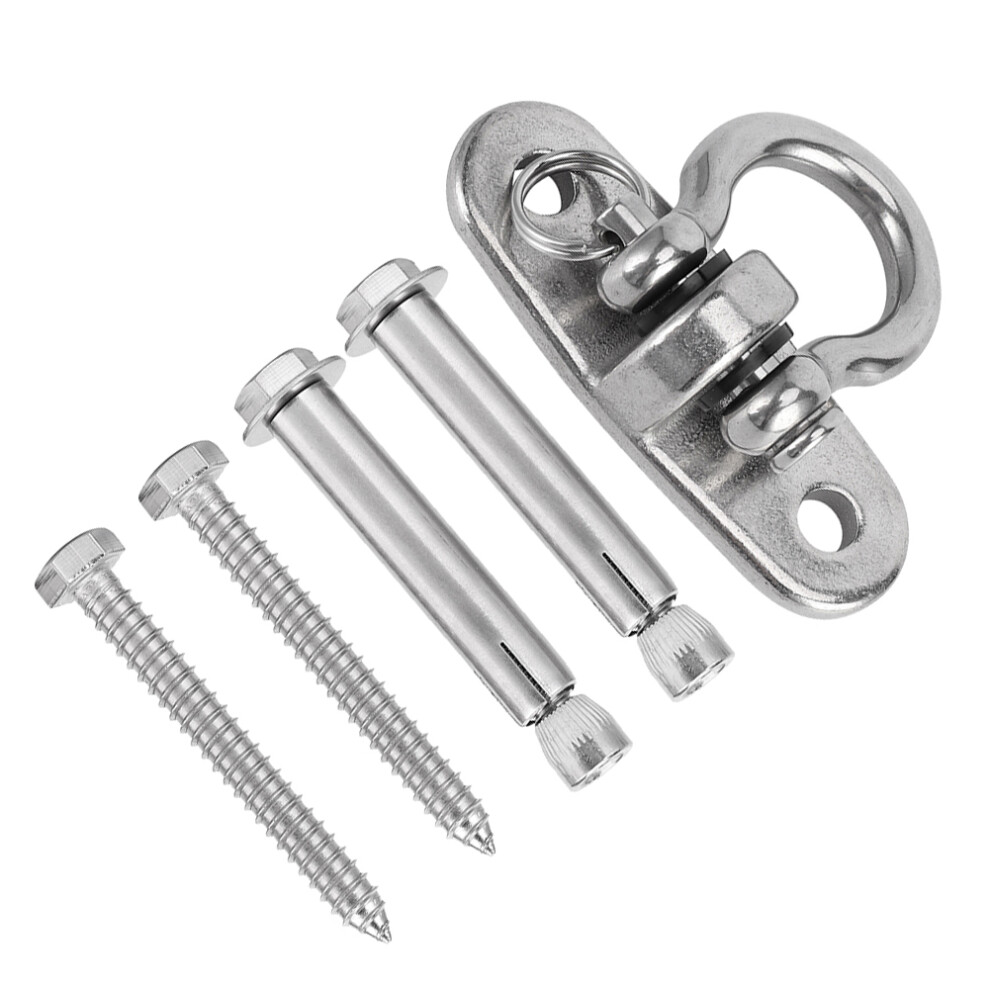 304 Stainless Steel 360 Rotatable Swing Buckle Hanging Chair Fixer Type Â¡ 5041361174974