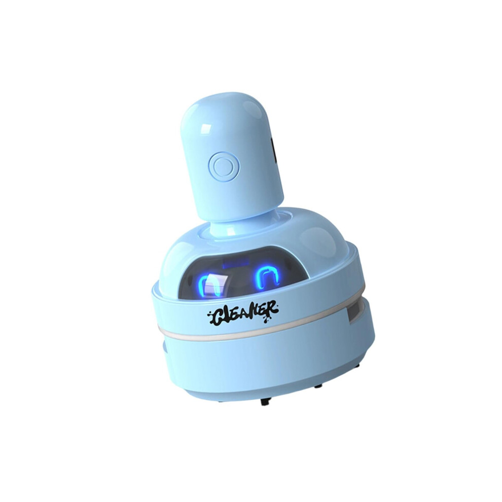 Desktop Vacuum Cleaner Rechargeable Handheld Computer Collector Portable Vacuum For Office Keyboards Blue 9067246721305