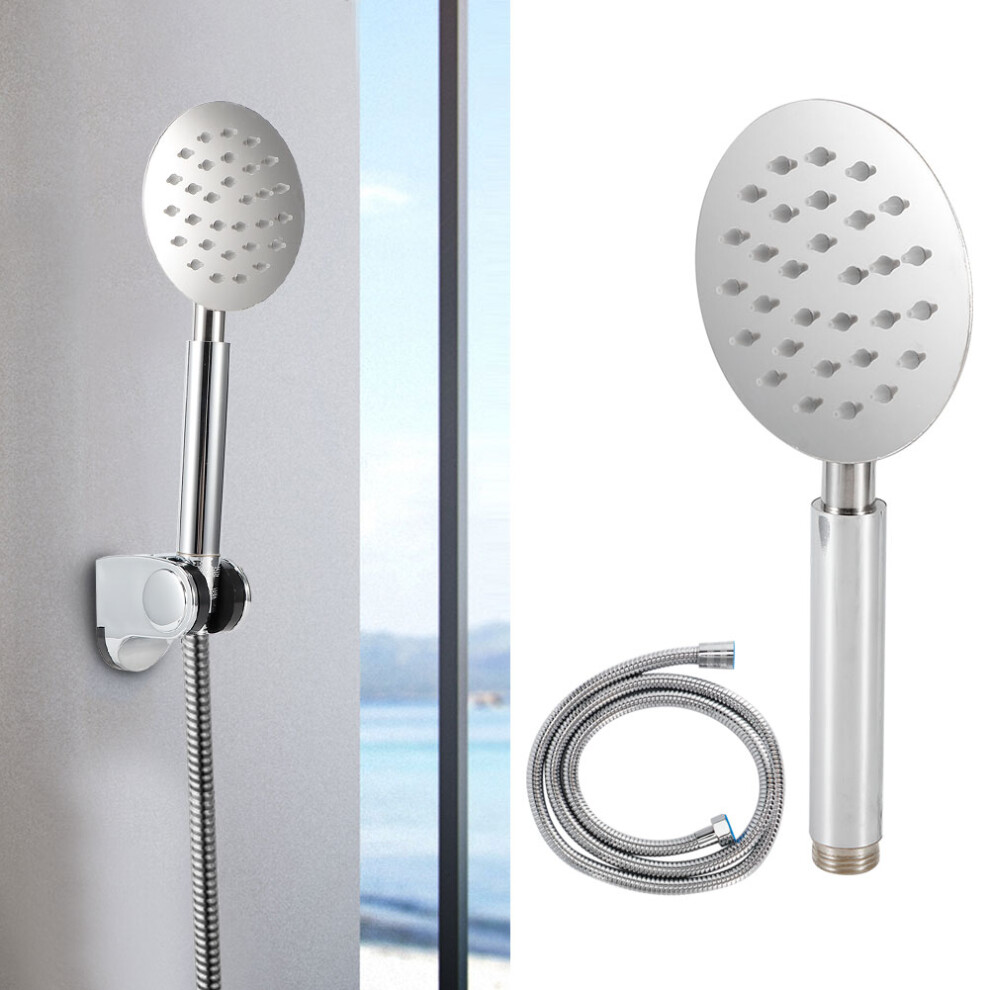 G1/2In Handheld Shower Head High Pressure Round Spray Bath Head 8701361178415