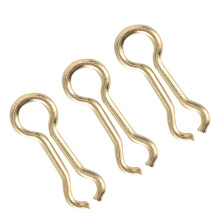 300PCS Carp Fishing Wire Eyes Sinker Steel Alloy Screw Leads Tackle Accessory