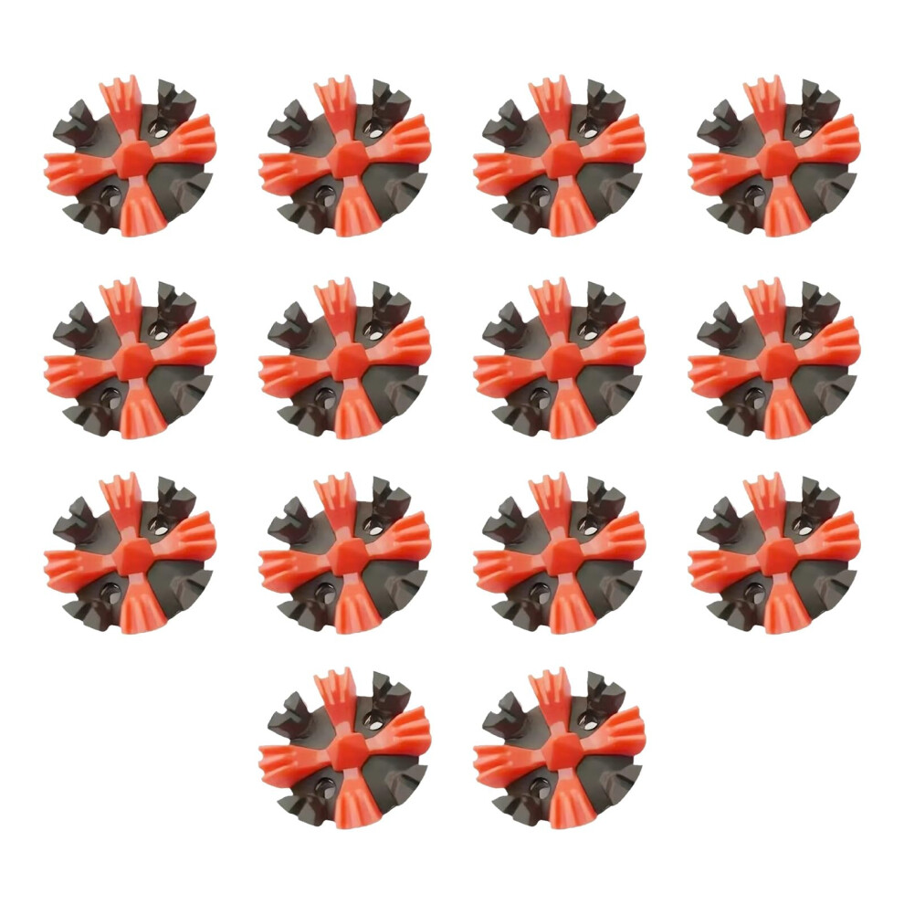 14Pcs Nonslip Golfs Spikes Pin Shoe Spikes Replacement Studs Screw Type Shoe Nails Accessories Enduring Fast Replacement Golf Shoes Accessories Red-image-OPC-PMYVZPP-NEW