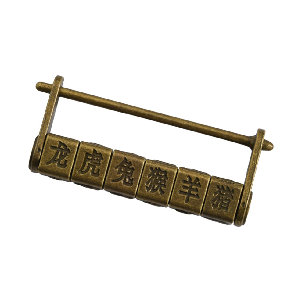 Traditional Chinese Characters Combination Zincs Alloy Password Padlock For Gift Boxes And Small Cabinets Combination Password 9067246721466