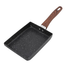Japanese Omelette Pan, Tamagoyaki Pan with Lightweight Design, Square Nonstick Pan for Eggs Crepes and Omelettes, Cooktop Safe Frying Pan with Texture