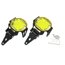 Motorcycle Fog Light Guards for BMW R1200GS F800GS R1250GS F850GS F750GS 190x100x50mm,Yellow
