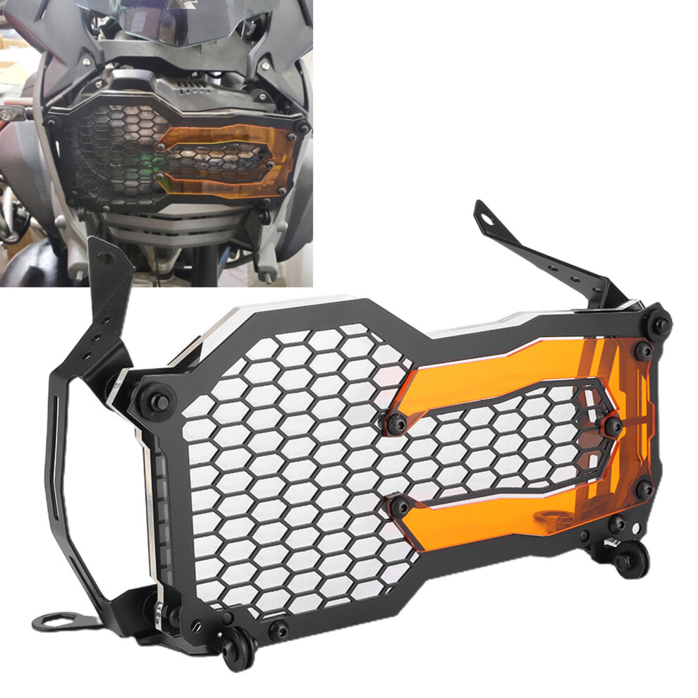 Headlight Grille Guard Cover For R1200gs R1250gs Motorcycle Accessory Black 8471361197388
