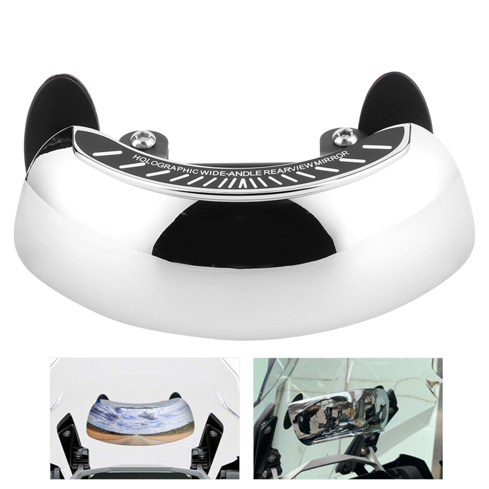 180 Adjustable Blind Spot Mirror For Honda Xadv 750 Xl 650, Abs Chrome, 6.89X2.36in 8721361197469
