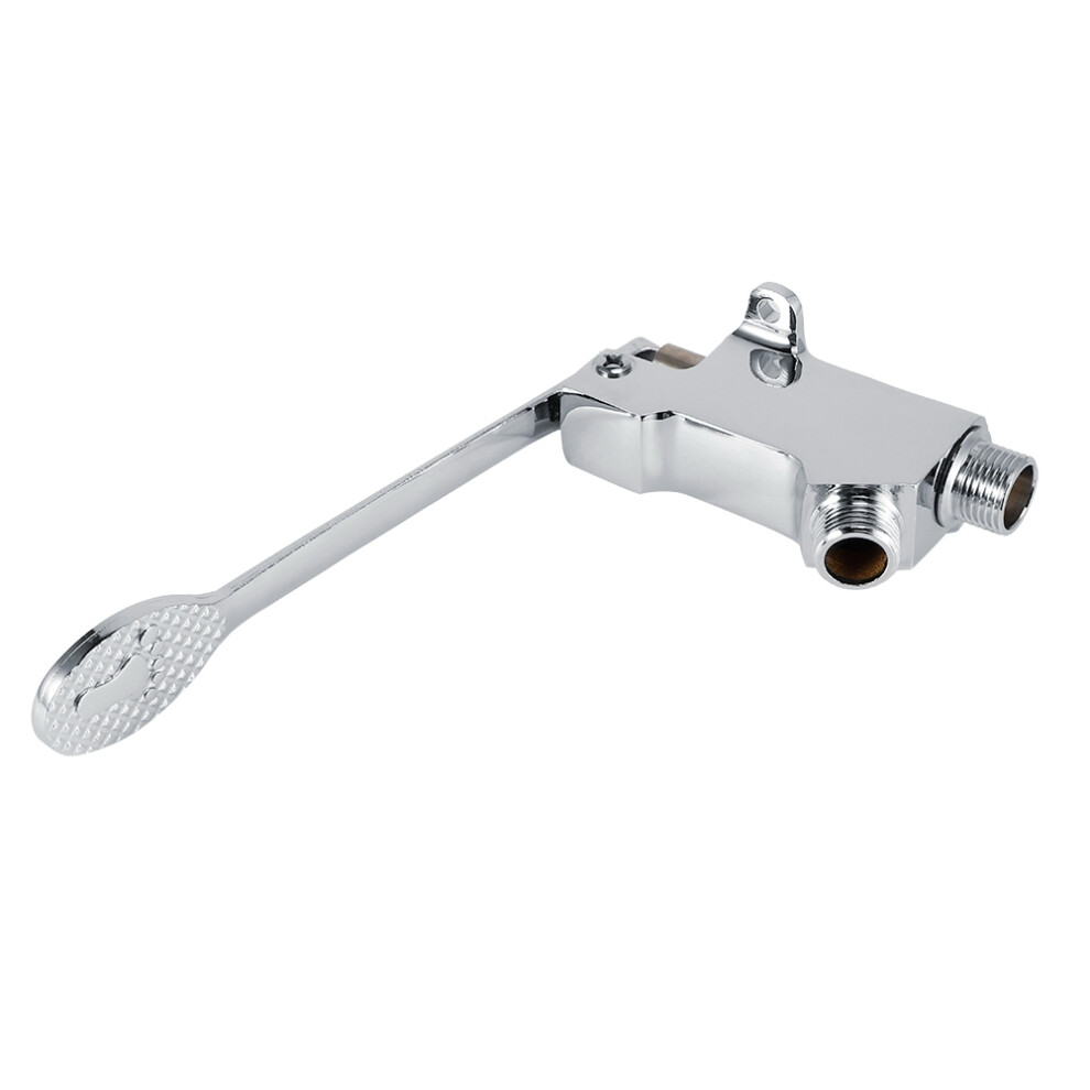 G1/2 Copper Foot Pedal Valve For Bathroom Basin Floor Mount Faucet Accessory 9461361200453