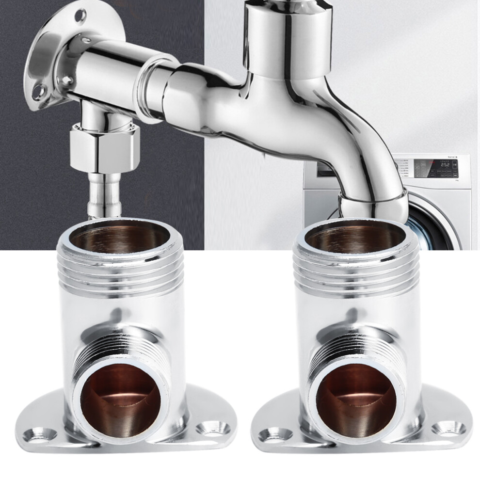 Shower Head Faucet Adapter G1/2 Inlet G3/4 Outlet Wall Mount Bathroom Accessory 6911361201026